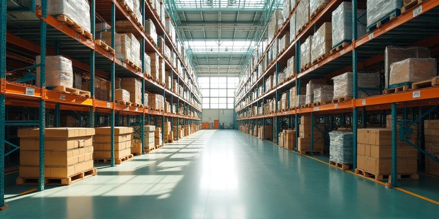 Inside a modern tech-driven freight distribution center